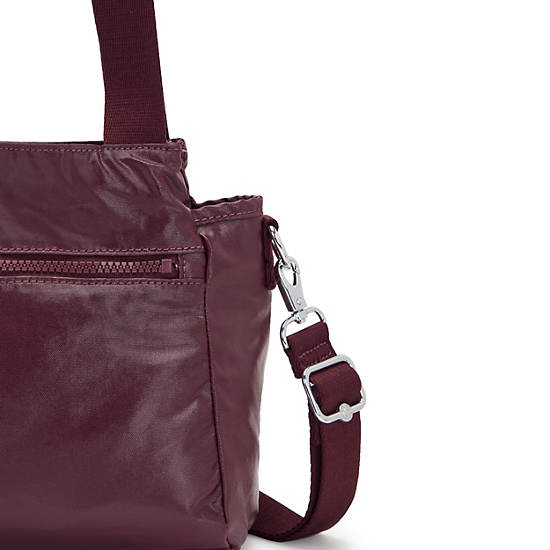 Kipling Elysia Metallic Omuz Çantası Bordo | TR 1809OK